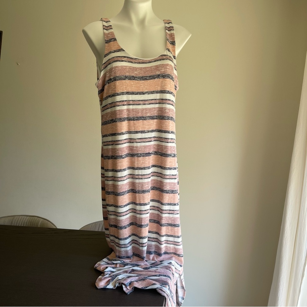Just Fab Striped Maxi Dress
